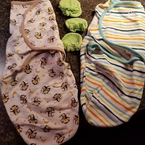 Baby swaddles neutral baby hand mittens small med
